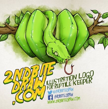 Check us out!! full customize Reptiles Illustration logo!! You name it, we draw it!!