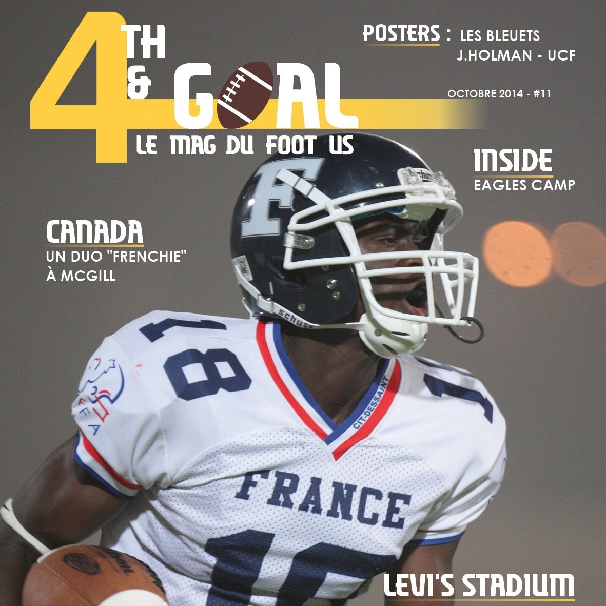 Magazine bi-mestriel papier sur le Football US