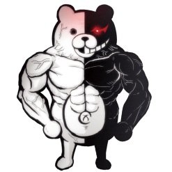 (as seductive as Monobear can actually be): You like bears, dont you, Naegi-kun?
