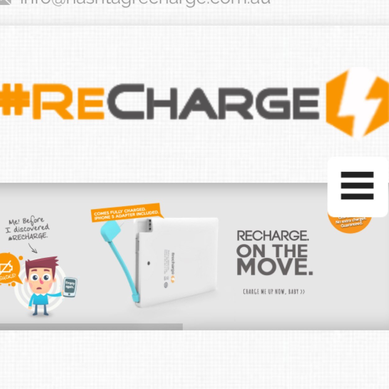 Stay powered with our 'On the move chargers' - At all major events and venues across Australia and the UK.