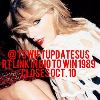 Pre-buy or enter my '1989' album giveaway!! http://t.co/UtwuzE1Oaa