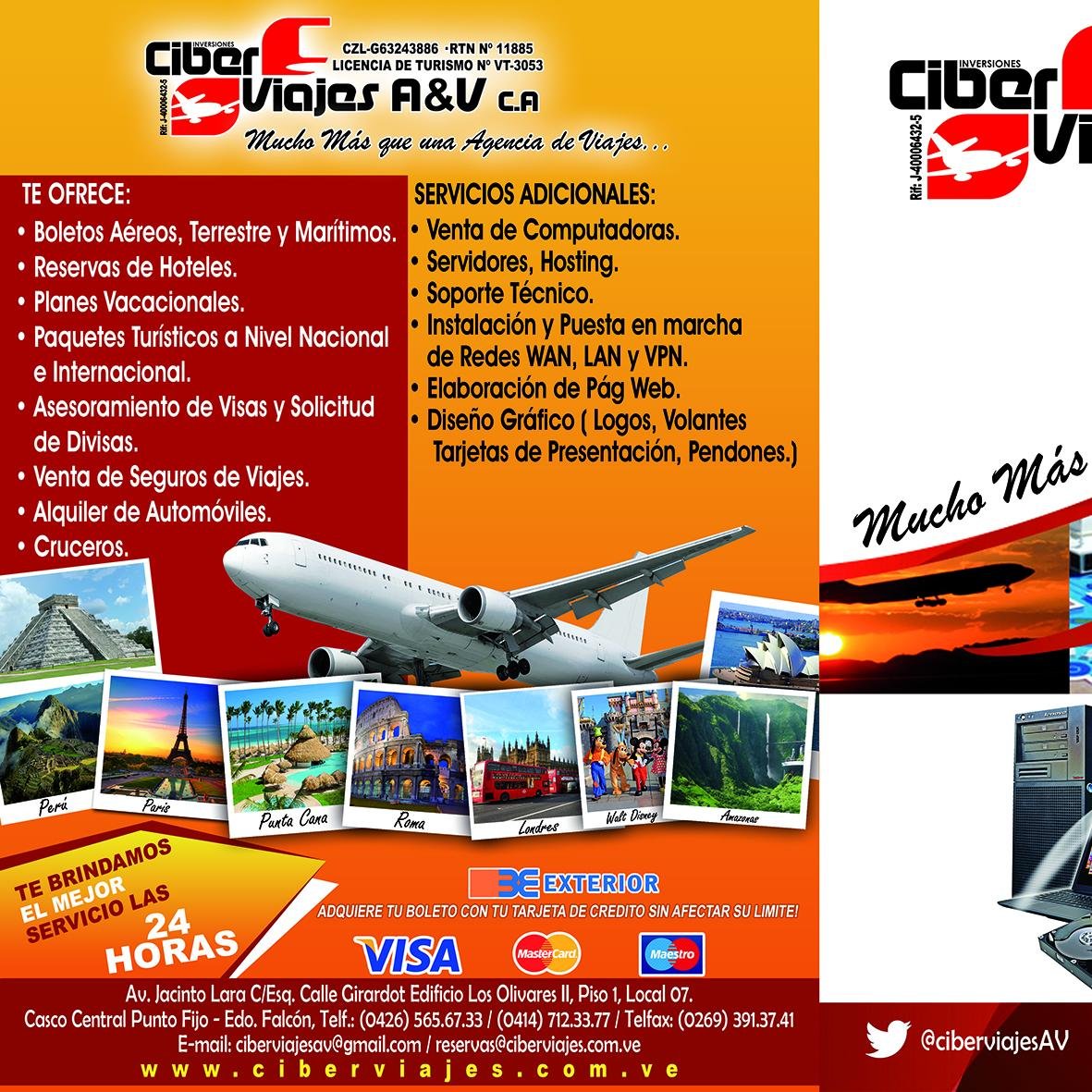 E-Mail.: ciberviajesav@gmail.com