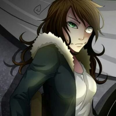 | She grins menacingly '...Your time is up' | Clocky now lives in the Slender Mansion, murdering people with a blade which she used to murder her abusive family