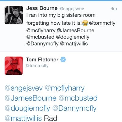 ▫️Galaxy Defender▪️BBM- 7570118E ▪️Tom Fletcher Tweeted me (7-10-14)❤️▪️ Harry Judd Liked x8 ▫️Danny Jones Liked x1 ▪️Instagram- @mcbusted_mcfly_busted