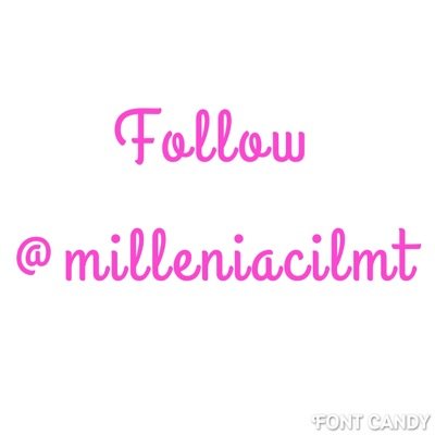 FOLLOW @milleniacilmt BECAUSE I JUST GAVE U A FREE FOLLOW!
