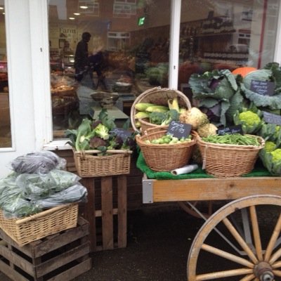 fantastic selection of home grown, local vegetables, fruit, eggs, fresh bread daily, great cheese, dairy, jams, pickles and bentleys butchers instore too