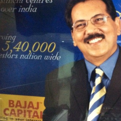 Financial Planner, CA , Group Director -Financial well-being of Bajaj Capital a 55 years old 3800 strong team company, aquarian, traveller, learner !