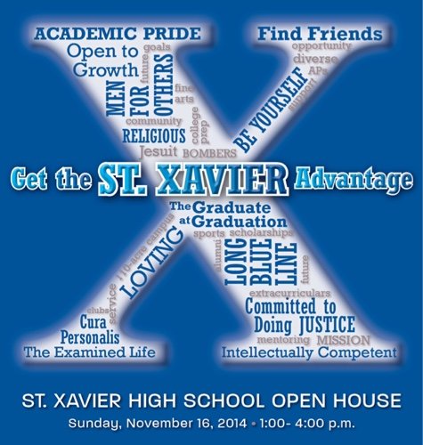 St. Xavier High School's Enrollment Office is eager to find Future Bombers in the Greater Cincinnati area.
