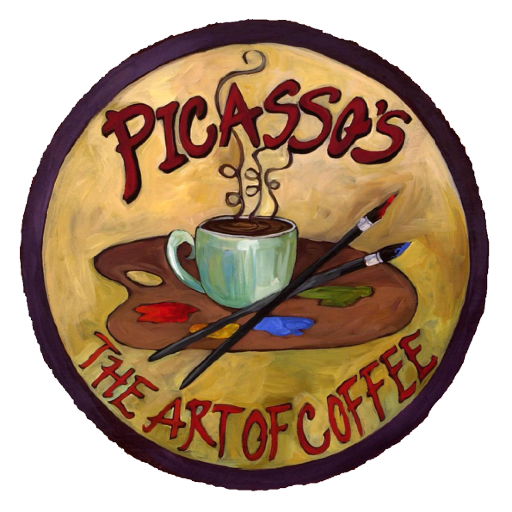 Picasso's Coffee House — follow us for coffee, local artists, music, craft beer and crafted martinis.