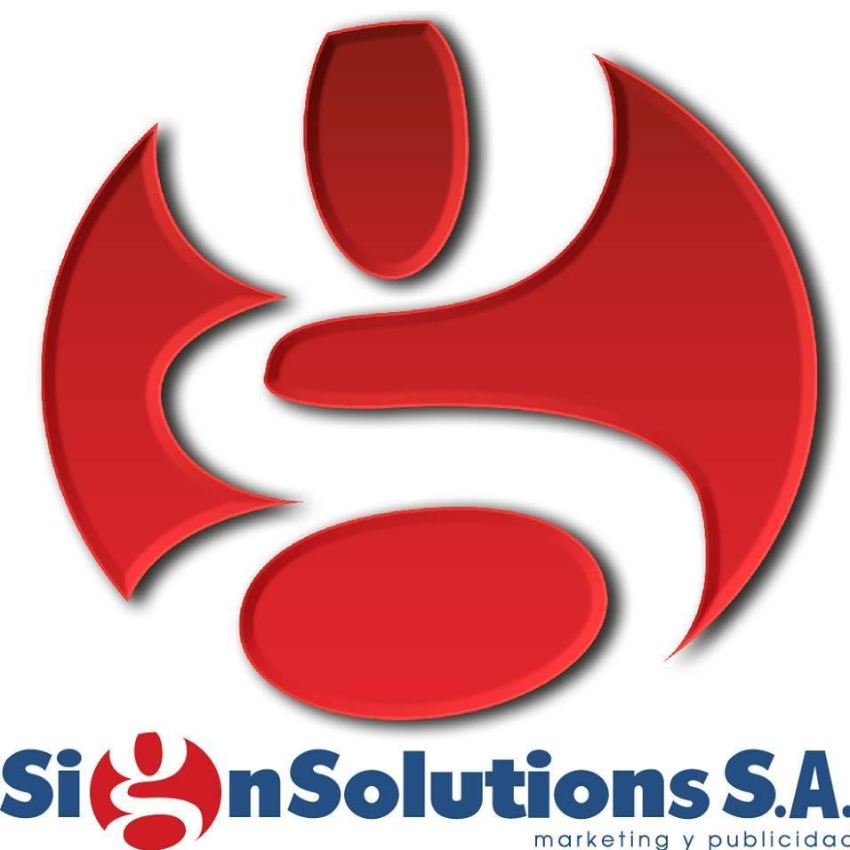 signsolutionsSA's profile picture. SignSolutions es una compañía de marketing comunicación y publicidad en la cual ofrecemos soporte de calidad, garantía y efectividad a nivel nacional.   2920530