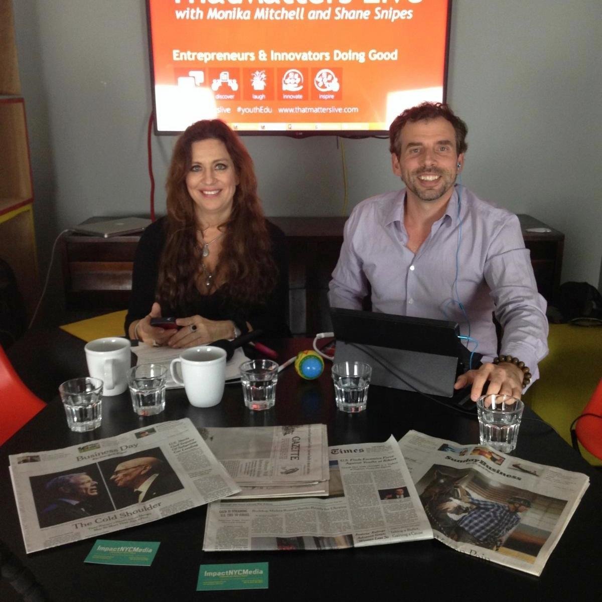 NextGen Web Talk show for Entrepreneurs & Innovators Who do Good! Laugh your way to a better world with @ShaneSnipes @Monika_Mitchell & SocInn Leaders