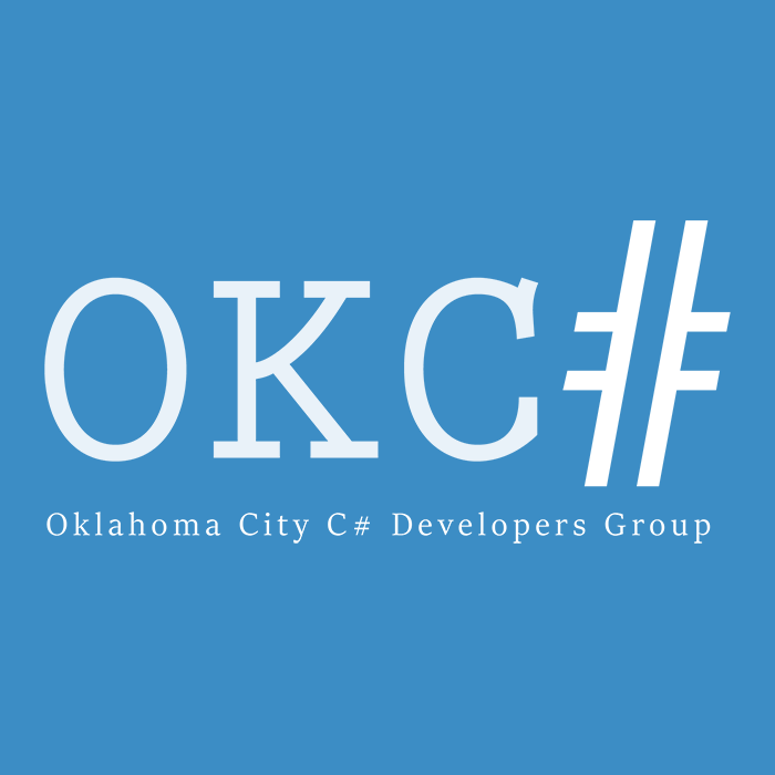 We are OKC#, the Oklahoma City .NET developers group. Join us for meetups on the 1st Monday of each month!