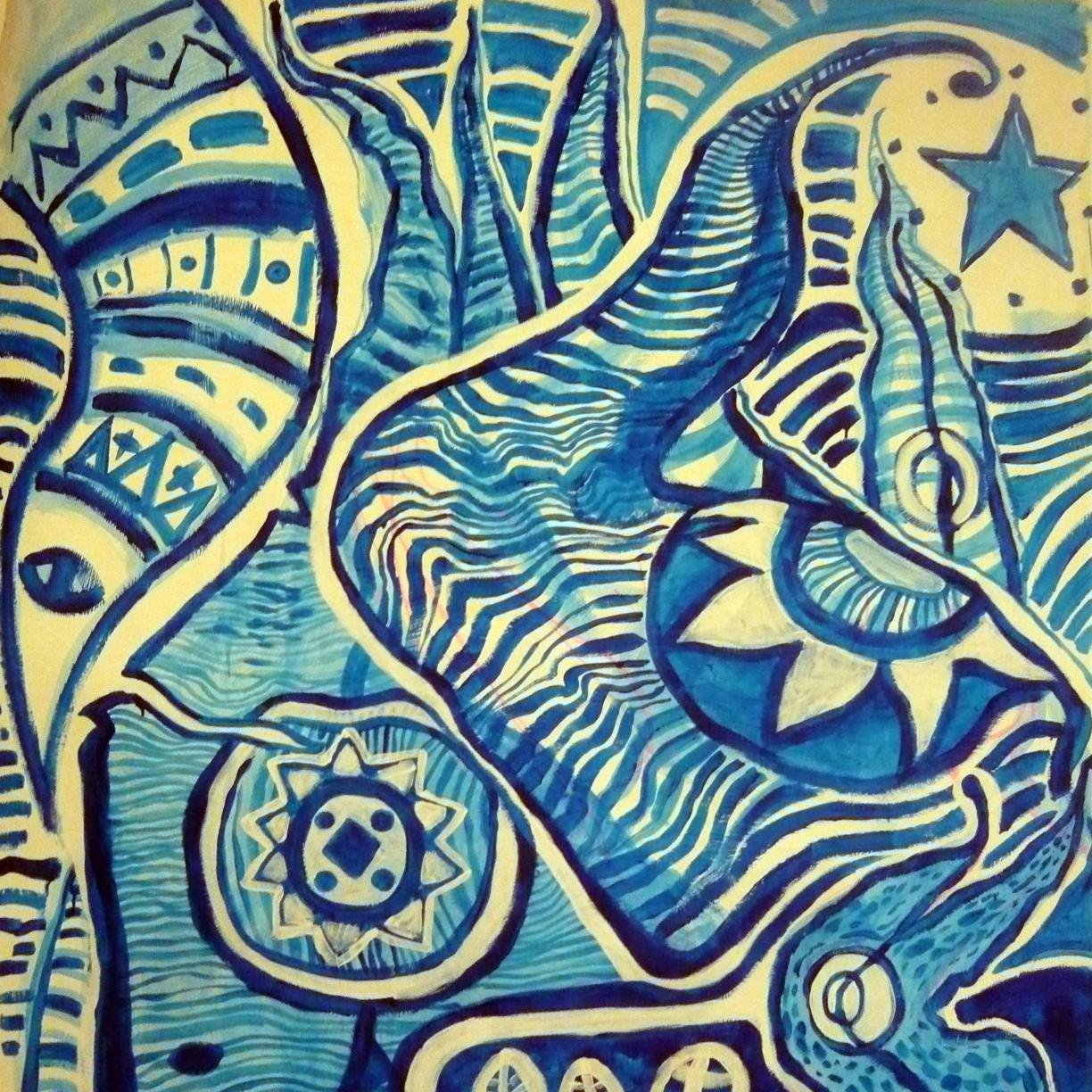 Born in Algiers, artist
 My work is an investigation of abstraction and material,
 Life is for me a constant visual research.
