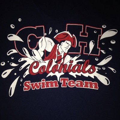 Twitter of the CHHS Colonials Swim Team! Follow for updates on the team and meets. Go Colonials!