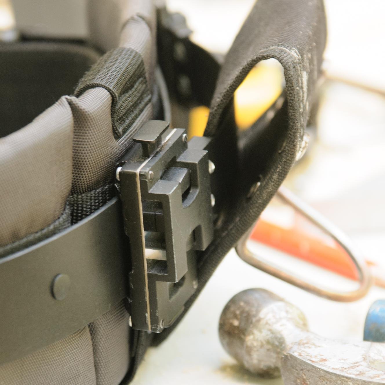 Versatile, comfortable & safe utility belt that rotates 360 degrees and fits with any existing accessory. Ultimate flexibility without compromise. It's a first!