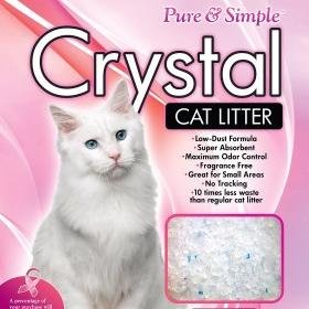 PureCatLitter's profile picture. Support Breast Cancer Research with Pure & Simple Crystal Cat Litter 8 Pounds. Great for Multiple Cats and Long Haired Cats. We Donate a Percentage of Proceeds.