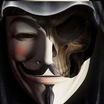 #Azrael, Spreading a message of #coexistence Ex pres candidate Banned from a half mil audience on FB! Creator of the (?) logo for Anonymous.