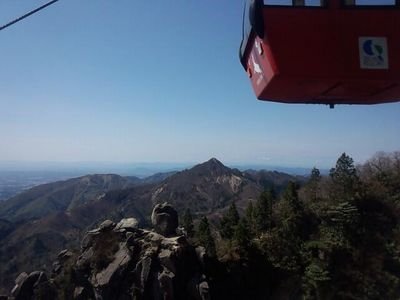 v(・∀・*)御在所岳ロープウェイから見た鎌ヶ岳 🌅🌇 2023年 9月22日。