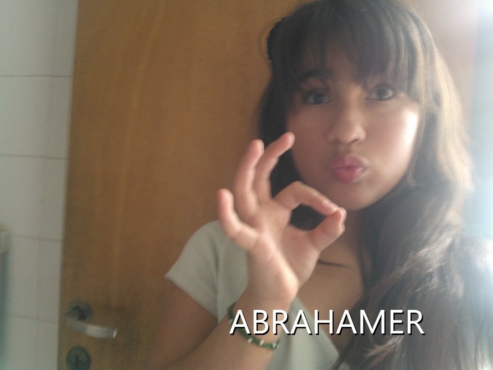 Yeii!!! Soy abrahamer!!! Muy prontotontotontote empezare a subir videos a Youtube #Ysea  Por cierto soy inventadorota de palabras :D