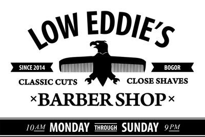 Men's Grooming Service || 11am - 9pm || 085694116341