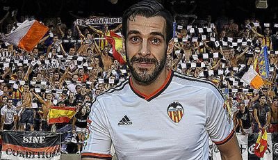 Animando al Valencia CF desde la distancia. | Alvaro Negredo 7/ André Gomes 21. | Es dificil vencer a alguien que no se rinde.
