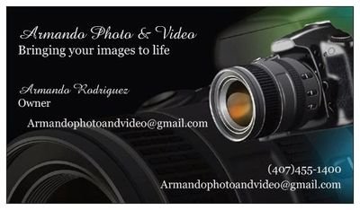 Armandophotoandvideo@gmail.com
providing photography and videography services both on ground and aerial.