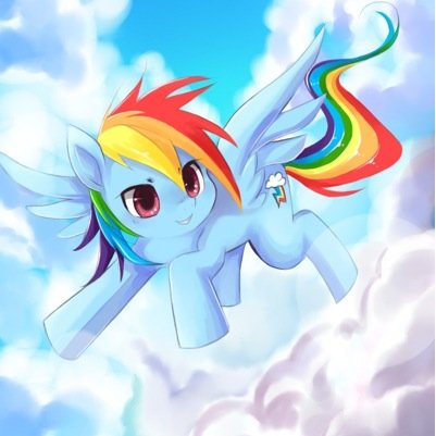 RainbowMLP_Dash's profile picture. Im Rainbow Dash Im the cool one but i love all my friends @HuskyTheFurry never on anymore so #SINGLE :'(