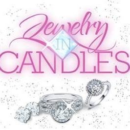 Jewelry in Candles sell 100% all natural soy wax candles and tarts, with surprise jewelry inside, that are safe and burn clean.