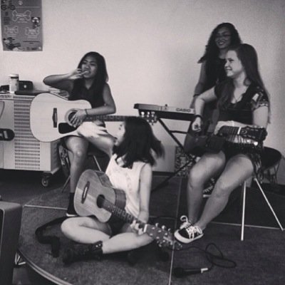 slightly over mediocre girl band