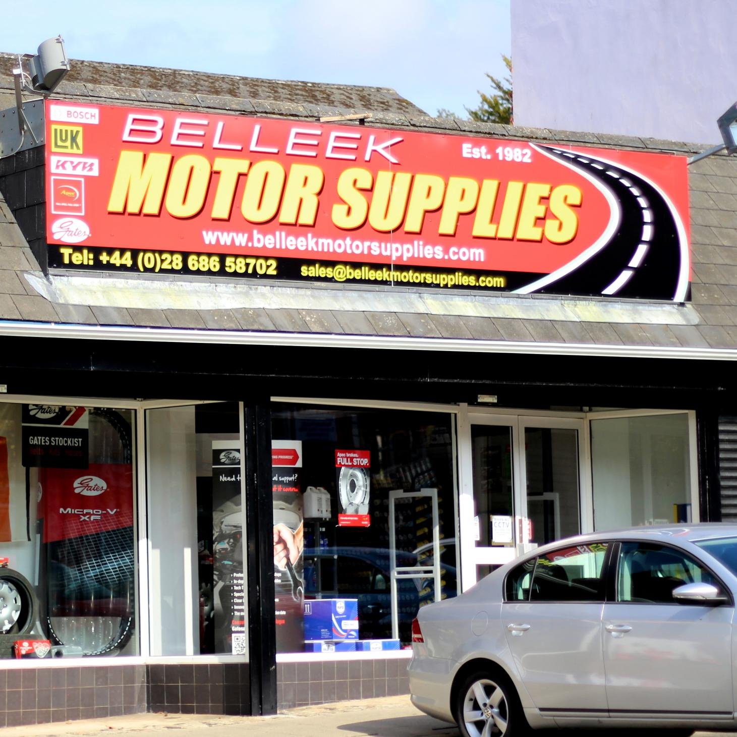 We are a family run motor parts business which is located on Main Street in the village of Belleek, Co. Fermanagh.