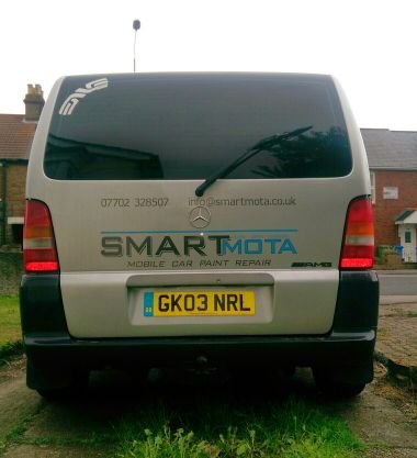 Mobile paint repair service. Contact us on 07702 328507 / info@smartmota.co.uk