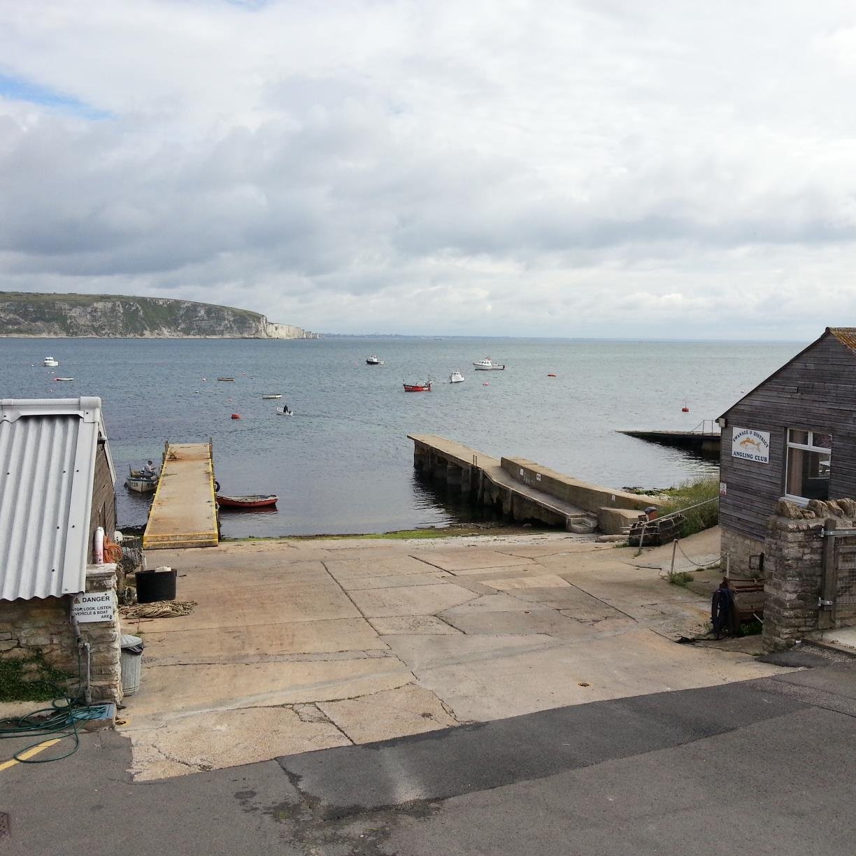 Providing information to boatpark users during the building of the new RNLI Lifeboat Station at Swanage.