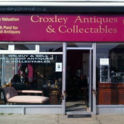 01923 227885 
Buying and Selling Antiques and Collectables; Furniture, Art Glass, Art Pottery, Silver, Ceramics.