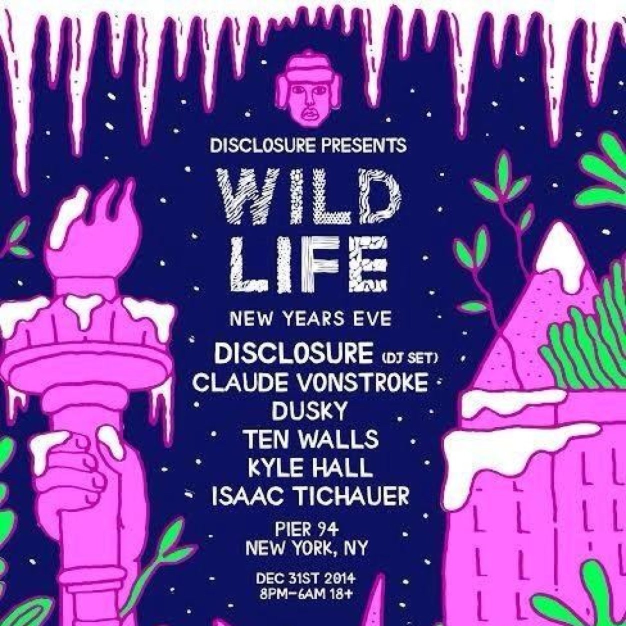 Wild Life at Pier 94 on NYE ft. @disclosure