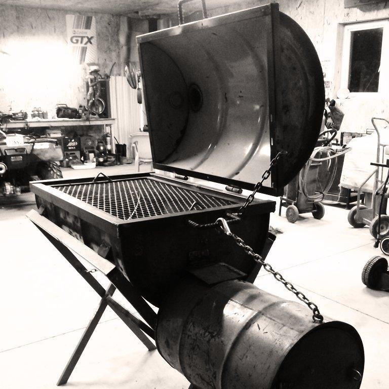 Competition barbeque team from Millbrook, Ontario in the Kawartha Lakes.