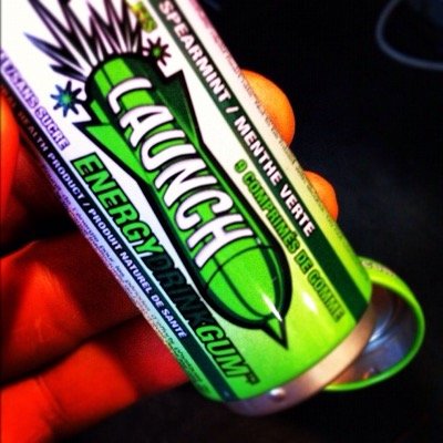 An energy drink in a chewing gum!!