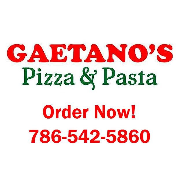 Gaetano's Pizza and Pasta, the original owner of Cozzoli's Dadeland is now in Kendall. Call now to place your order, 786-542-5860.