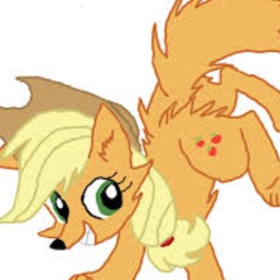 Hey y'all! im Apple Jack (a.k.a AJ) and i got one of these ummmm... uh twetter thingy 'cuz Ponkie Pie BEGGED me till I was about to die
