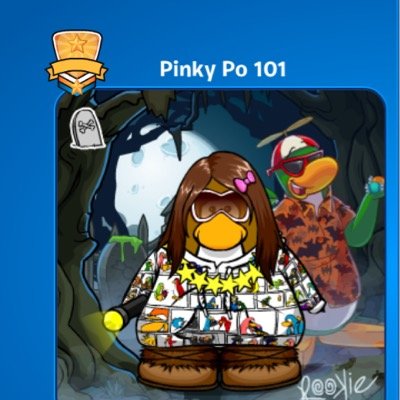 member since 2008 | add me on club penguin; pinky po 101 | NORMALLY ON THE SERVER BLIZZARD :)