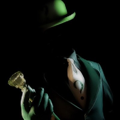 I dream of a city with NO Batman. A question is just another riddle. #GothamsRiddler
