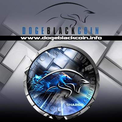 DogeBlackCoin is a SHA256 peer-to-peer digital currency