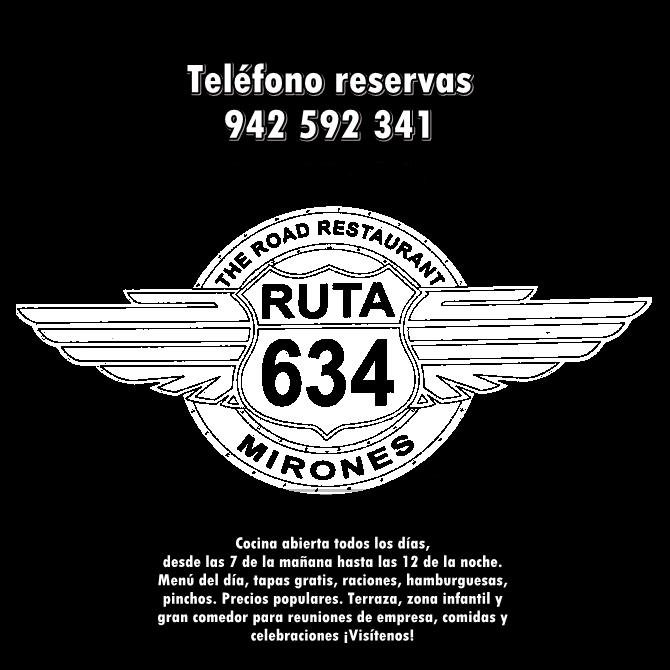 Ruta634's profile picture. Desayunos, menus, las mejores meriendas y cenas al pie de la nacional 634. The Road Restaurant. Música, cine y motor mezclados con precios asequibles.