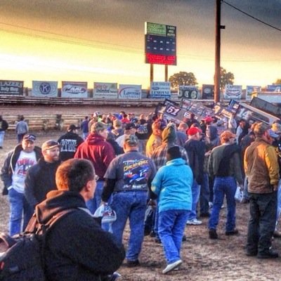 family friends and sprint cars i am in my profile picture!