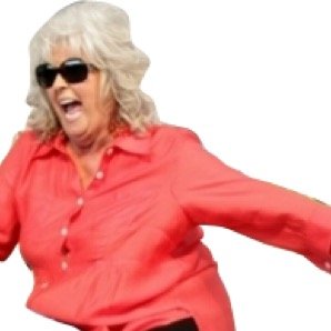 Paula Deen riding things