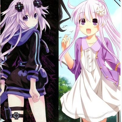 I'm Neptune! CPU of Planeptune~ @PrincessVert96's!|I'm Nepgear, CPU Cndidate of Planeptune. My kids: @yuki_kurusu, @KawaiiRinn & @adorable_Hikaru.