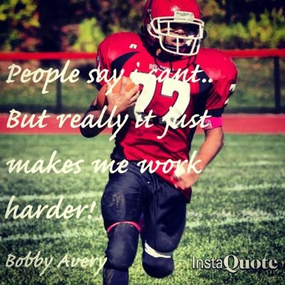 Football is my dream! 
Snapchat me football_22_avery
varsity football #2 
freshman