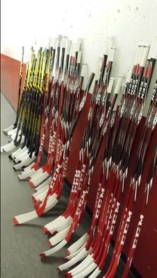 Acquired love for hockey and soccer...