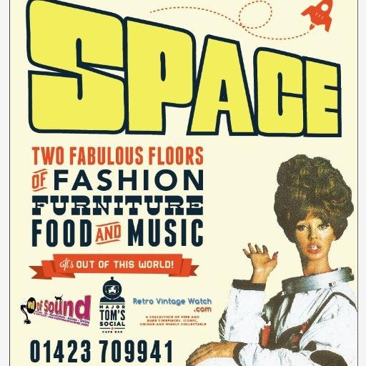 We're 1,800 sqft of vintage and retro loviness in the centre of Harrogate Selling Fashion, Furniture & Jewellery Plus a Record Shop & Café/Bar, The Ginnel