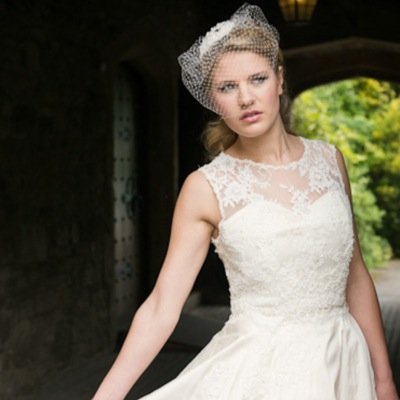 I design and make made to measure bridal gowns from European silks and laces. I also create handmade head pieces and jewellery and specialise in alterations.