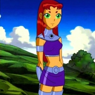 hi my name is starfire i am part of the teen titans i like robin and i like makeing love with robin